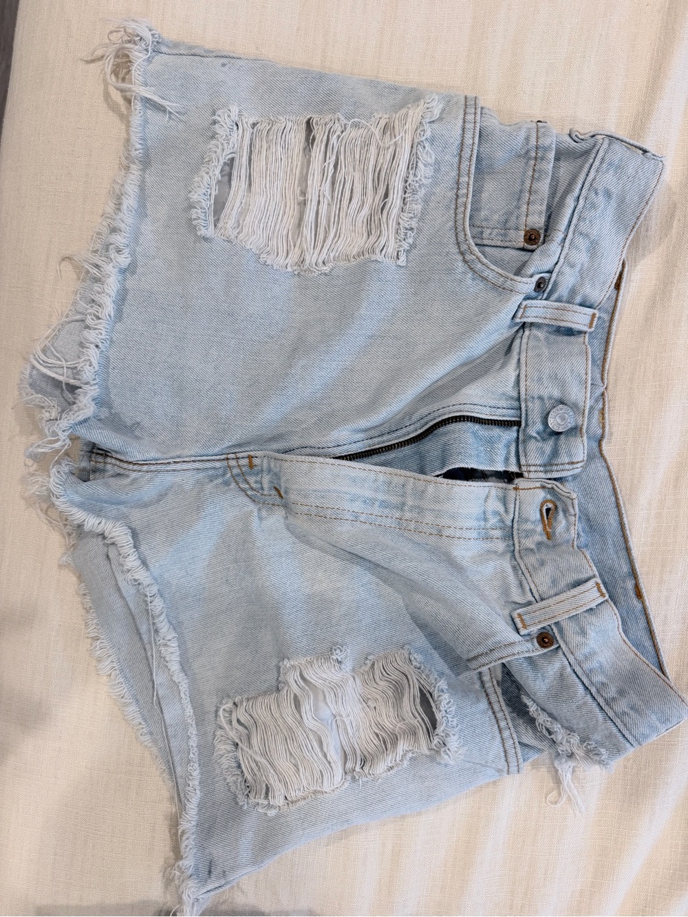 Levi's Light Blue Vintage Denim Shorts